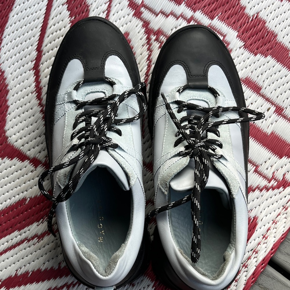 Maguire Black and Light Blue Women's Lace-Up Loafers